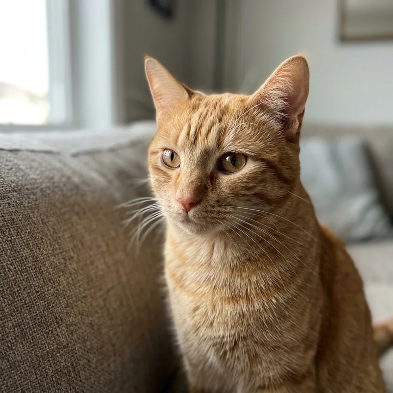 Example photo of an orange cat